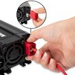 Invertor 12V la 220V, 300W, USB, cu stecher si clesti baterie, 511.92 Heyner 
