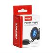 Priza bricheta 12-24V, cu capac, LED albastru, 04220 Amio