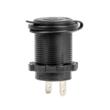 Priza bricheta 12-24V, cu capac, LED albastru, 04220 Amio