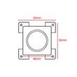 Priza bricheta incastrabila, 12V, compatibila VW, DS1201 CarCo