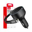 Incarcator auto 1xUSB Tip C, cu cablu retractabil iPhone si USB-C, 12-24V, 60W, 04370 Amio