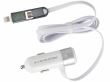 Incarcator auto cu USB si cablu cu adaptor Lightning si MicroUSB 3.4A, 12/24V 58630 Carmotion