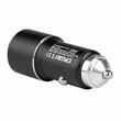 Incarcator auto cu USB si mufa C, fara fir, din aluminiu, 12-24V QuickCharge 3.0 PCH-08, 02934 Amio