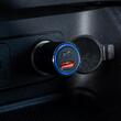 Incarcator auto cu USB si mufa C, fara fir, din aluminiu, 12-24V QuickCharge 3.0 PCH-08, 02934 Amio
