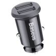 Incarcator auto 2 USB, 12/24V, 2x2.1A , max 3.1, Carbon GrainCar 27651 Baseus