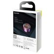 Incarcator Auto Baseus Magic 2xUSB QC 3.0 45W, cu voltmetru Aurora color, 29323