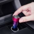 Incarcator Auto Baseus Magic 2xUSB QC 3.0 45W, cu voltmetru Aurora color, 29323