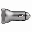 Incarcator auto cu USB si mufa C, din aluminiu, cu voltmetru, 12-24V, 38W, QuickCharge 3.0, PCH PRO-06, 02932 Amio 