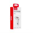 Incarcator auto 3xUSB, 12-24V, 2xUSB-A si USB-C, 38W, alb-portocaliu, 03886 Amio 