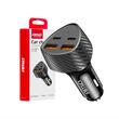 Incarcator auto 4xUSB, 12-24V, 2 USB-A si 2 USB-C, 50W, carbon, 04284 Amio