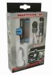 Incarcator auto 2 USB cu fir cu 2 mufe miniUSB si compatibil cu Iphone si suport telefon in grila 42684 Carco