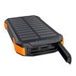 Acumulator extern powerbank solar Choetech B659, Qi 5W, 10000 mAh, 2xUSB out, USB-c IN, portocaliu PBANK-10000-B659OE-CHO