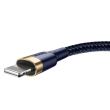 Cablu incarcator USB pentru Iphone, Lightning 2.0m, NavyBlue Gold Cafule, 29076 Baseus