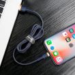 Cablu incarcator USB pentru Iphone, Lightning 2.0m, NavyBlue Gold Cafule, 29076 Baseus