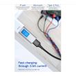Cablu incarcator 4 USB-Combo, 2 TipC cu MicroUSB si Apple 1.2m color, 27849 Baseus