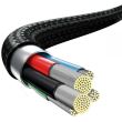 Cablu incarcator cu 3 USB-uri, Combo Tip C, cu MicroUSB si cablu Apple 1.5m 20429 Baseus