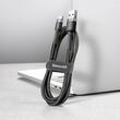 Cablu incarcator USB Tip C, 3m, 2A, gri cu negru, 29634 Baseus 