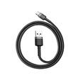 Cablu incarcator USB Tip C, 3m, 2A, gri cu negru, 29634 Baseus 