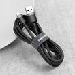 Cablu incarcator USB Tip C, 3m, 2A, gri cu negru, 29634 Baseus 