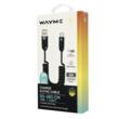 Cablu incarcator USB Tip C, 1,8m, spiralat, 6A, 100W, FAST Charging, Carmotion WAYME63095