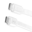 Cablu incarcator USB, Tip C-Tip C, alb, 1m, 510.69 Alca