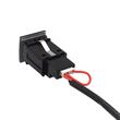 Priza USB-C, incastrabila, LED rosu, 12V, incarcare rapida QC3.0, compatibila VW, STUL031 CarCo
