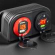 Priza cu 2 USB incarcare rapida, 12-24V, 1.5A, QC3.0 cu LED, incastrabila, Mod05 02855 Amio