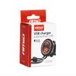 Priza cu 2 USB, tip C si USB QC3.0, cu LED rosu, 12-24V, cu indicator incarcare, impermeabila, 04221 Amio