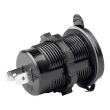 Priza cu 2 USB, USB si UsbC, cu LED, 12-24V, incastrabila, Mod08 02858 Amio