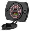 Priza cu 2 USB, USB si UsbC, cu LED, 12-24V, incastrabila, Mod08 02858 Amio