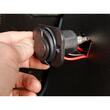 Priza cu 2 USB, incastrabila, cu LED albastru, 12-24V, 3.1A, cu panou montare, 63210 Carmotion