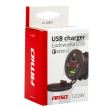 Priza cu 2 USB, tip C si USB Qc3.0, cu LED, 12-24v, cu voltmetru, incastrabila, Mod7 02857 Amio