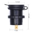 Priza USB tip C Pd si USB Qc3.0 cu voltmetru, LED,12-24V, DS2052