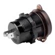 Priza cu 2 USB, cu voltmetru, 12-24V, 2.1+1.0A, incastrabila, mod6 02856 Amio