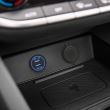 Priza cu 2 USB, 12/24V, rotunda, lumina albastra, 42558 CarCo
