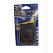 Priza cu 2 USB, cu LED albastru, 12-24V, 3.1A QC 3.0, cu panou montare, W05237