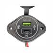 Priza cu 2 USB, cu LED albastru, 12-24V, USB tip A QC3.0 si tip C PD cu incarcare rapida, cu montare aparenta, DS2076