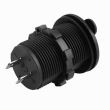 Priza cu 2 USB incarcare rapida, 12-24V, 2.1-1.0A, Led rosu, incastrabila, Mod03 02853 Amio.