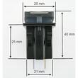Priza cu 2 USB, USB-A si USB-C, cu incarcare rapida QC3.0 , cu LED rosu, 12-24V, incastrabila, 04229 Amio