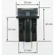 Priza cu 2 USB-uri 12/24V, 3.1A, lumina albastra, 42557 CarCo