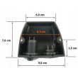 Priza cu 2 USB si voltmetru 12/24V 2x2.1A VALTER 61006 CarCo