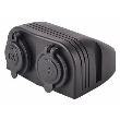 Priza bricheta cu 2 USB, 1A+2.1A, cu capace 12/24V Cyrus 42561 CarCo 