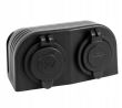 Priza bricheta cu 2 USB, 1A+2.1A, cu capace 12/24V Cyrus 42561 CarCo 