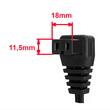 Cablu alimentare frigider auto, cu mufa 2pini in L, 12-24V, cablu 4m, stecher bricheta, mufa cu adaptor DIN/ISO 4165, TLA219 Carmotion 