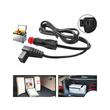 Cablu alimentare frigider auto, cu mufa 2pini in L, 12-24V, cablu 4m, stecher bricheta, mufa cu adaptor DIN/ISO 4165, TLA219 Carmotion 