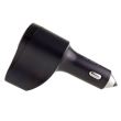 Stecher priza cu 2xUSB 12/24V 2.4A, 30W, cu varf ascutit pentru spart geam, 02357 Amio