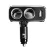 Stecher 2 prize, 12 / 24V, cu USB, rabatabil, 6932 Automax
