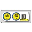 Stecher 2 prize cu 2 USB rabatabil, alb EDGAR 42614 Carco