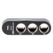 Stecher 3 prize 12V cu USB, LED, rabatabil, 510.20 Alca