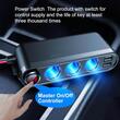 Stecher cu 3 prize, 2 USB 2.4A, 1 USB QC3.0 si 1 USB C PD30W, 12-24V, cu voltmetru LED, cu cablu conectare la baterie, 03782 Amio